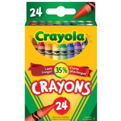 CRAYOLA - 24 CRAYONS DE CIRE